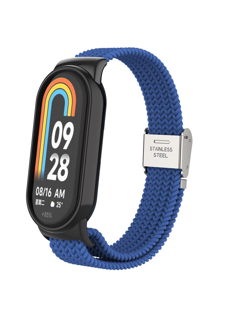 Ремешок Braided Solo Loop для Xiaomi Mi Band 8 Blue (ARM69926) ArmorStandart (280438672)