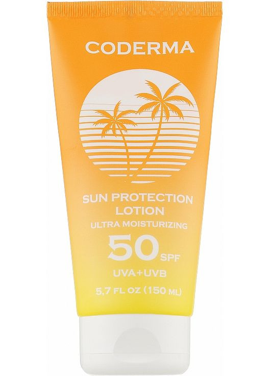 Ультразволожувальний сонцезахисний лосьйон для тіла Sun Protection Lotion Ultra Moisturizing SPF 50 150ml (962720-49490) Coderma (369548624)