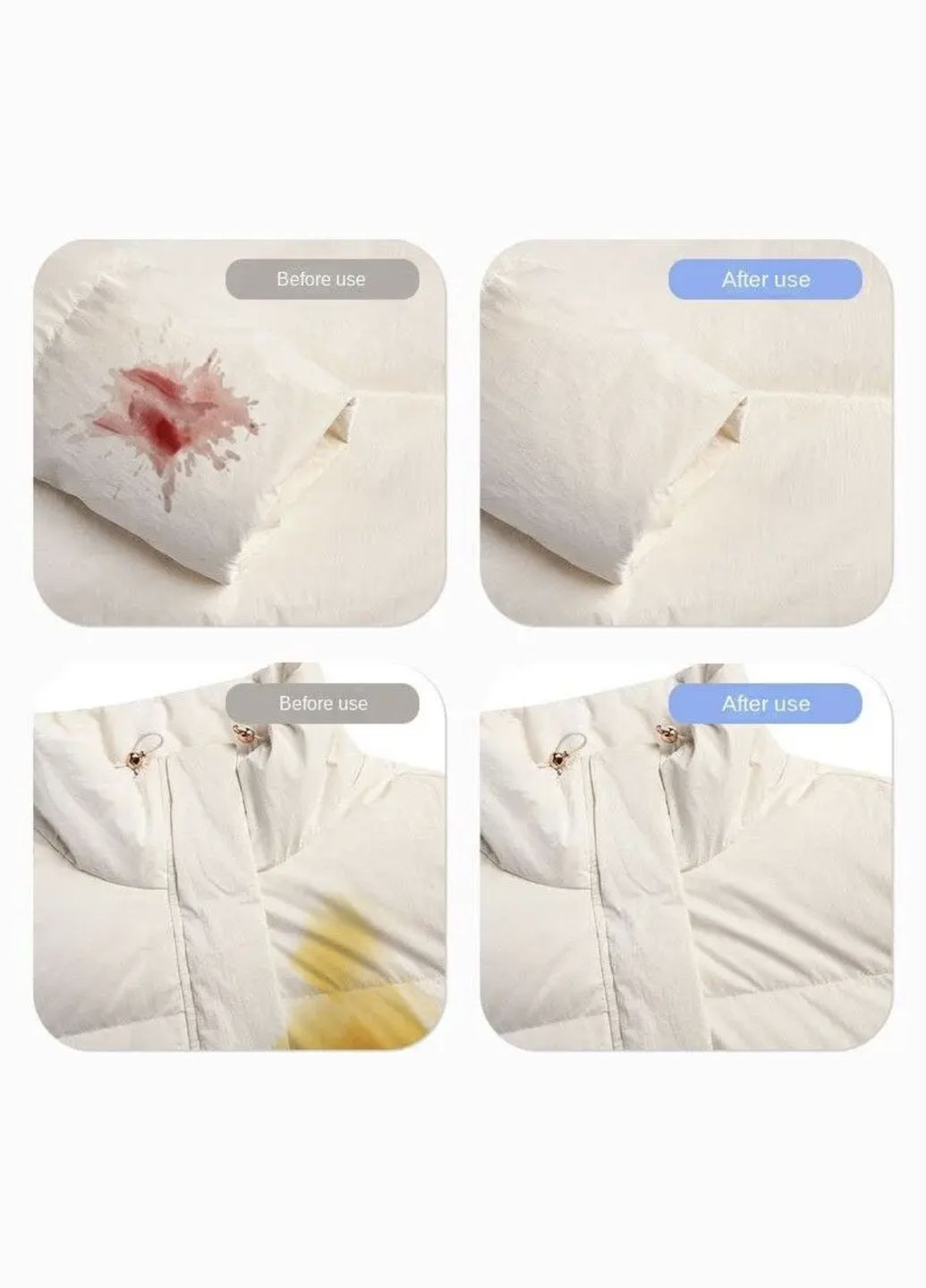 Чистящие влажные салфетки 12 салфеток с лимоном для пуховика быстрое удаление пятен без стирки протирка одежды No Brand (317257661)