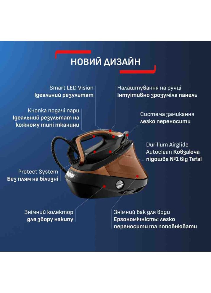 Утюг с парогенератором GV9823E1 Tefal (328004931)