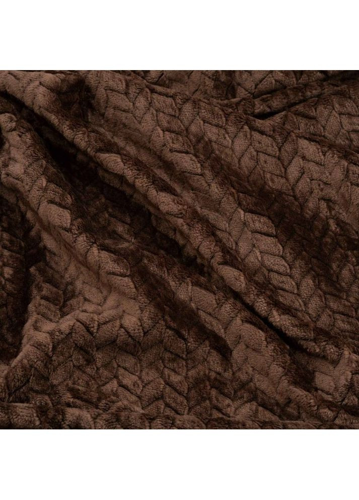 Плед Jacquard Braid 160х200см Brown (ART0205JB) Ardesto (322915257)