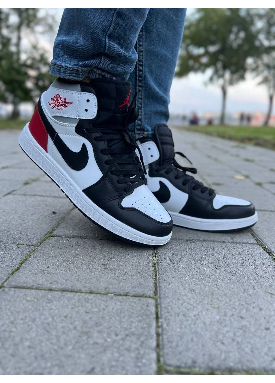 КРОССОВКИ ЖЕНСКИЕ NIKE AIR JORDAN 1 RETRO HIGH НАЙК АИР ДЖОРДАН No Brand комбинированные демисезоны (367170795)