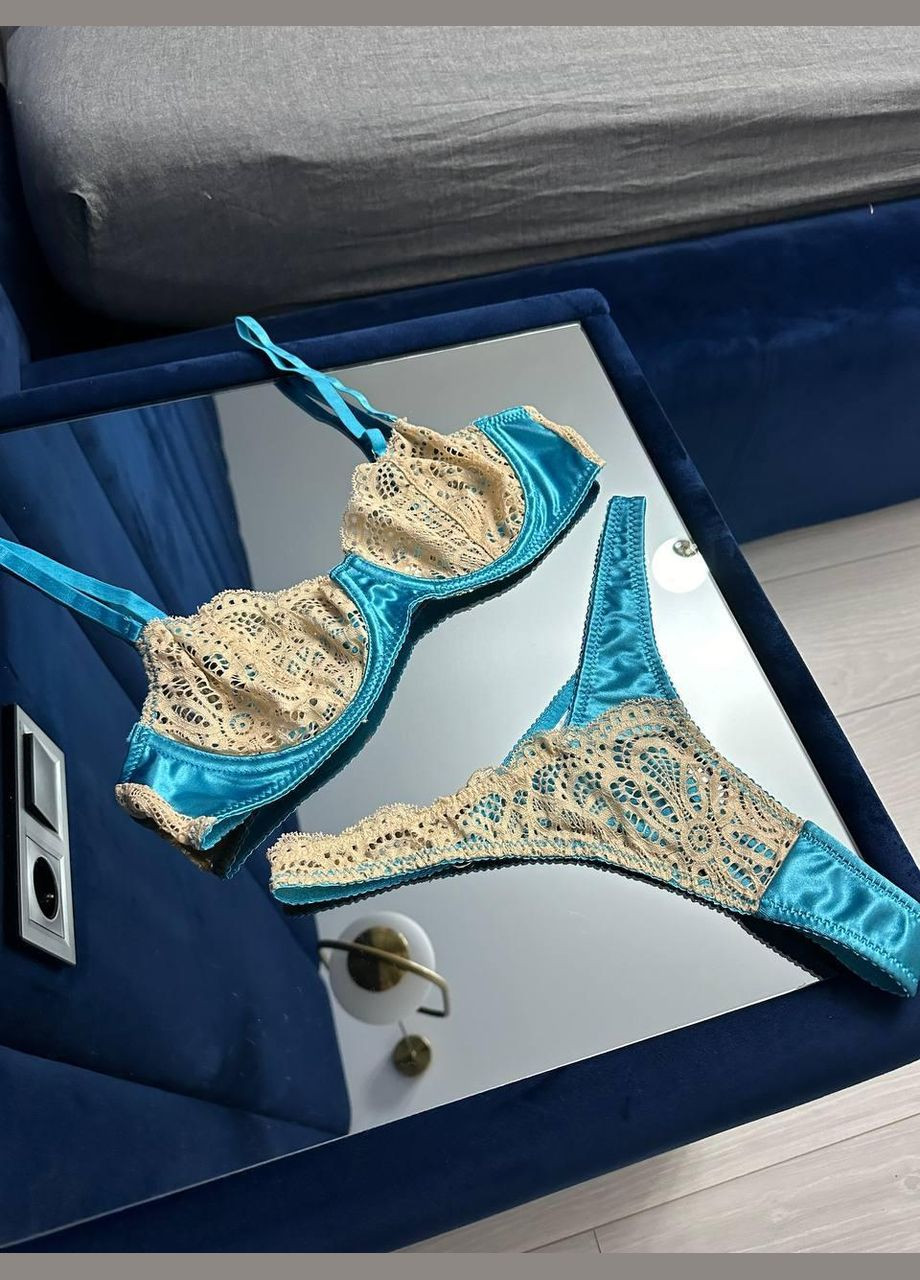 Комбинированный демисезонный женский комплект нижнего белья No Brand