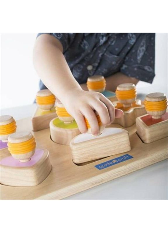 Сортер Manipulatives Формы с ручками (G6742) Guidecraft (323120988)