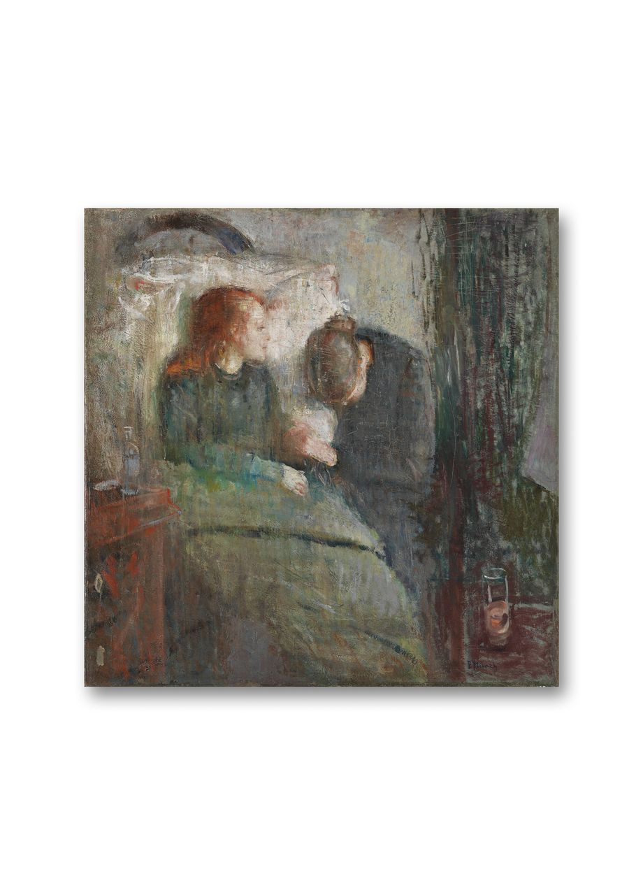 Друк на полотні Хвора дівчинка Едвард Мунк 50x50 No Brand (346495036)