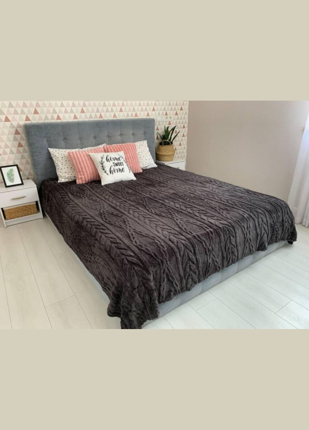 Плед ковдра Євро на овчині 200х230 (П4К-vik-pled-ovchina-001-03) No Brand (316230653)