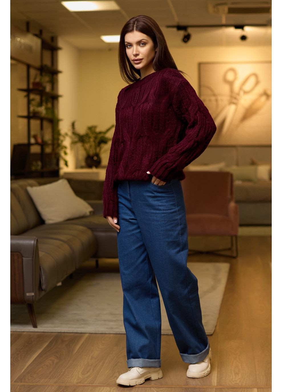 Джинсы клеш 1790.5002 Seventeen - (348136583)