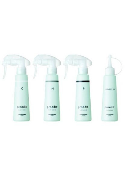 Програма для відновлення волосся «Блиск і сила», 4 елемента з насадками ( Proedit Care Works / Element Charge) Lebel (366578732)