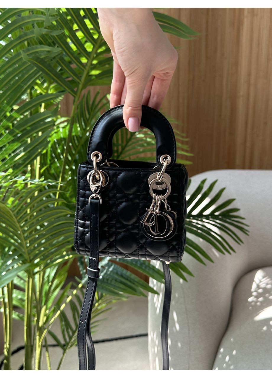 Сумка жіноча Micro Lady Dior Bag Black No Brand (355342879)