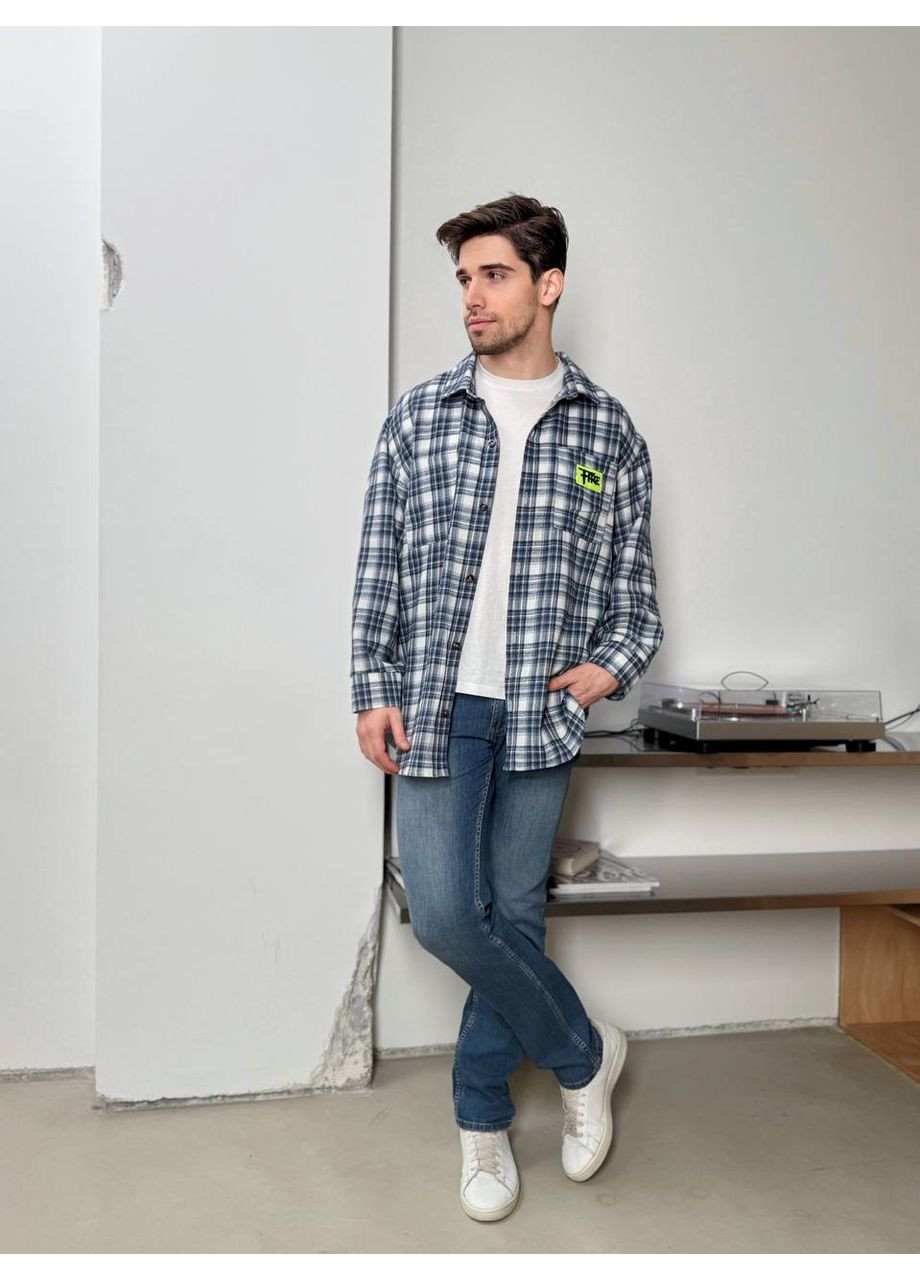 Сорочка чоловіча з тіар діагоналі — легка, стильна та приємна до тіла (заміри в описі) GD/GL Модний простір (370146972)