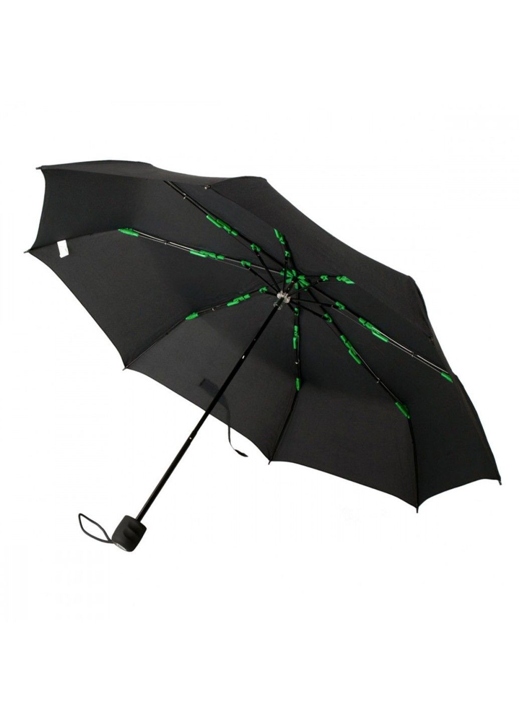 Чорна парасолька механічна антишторм hurricane g839 Fulton середня (302517360)