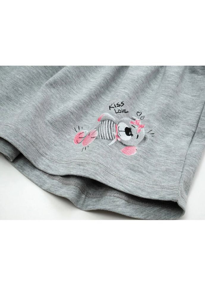 Серое платье с игрушками (6747-104g-gray) Pop Fashion (300625054)