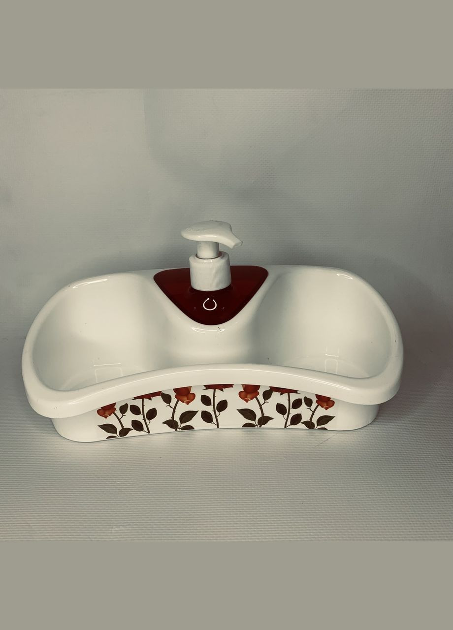 Органайзер для мойки с дозатором для моющего средства Роза No Brand (322291113)