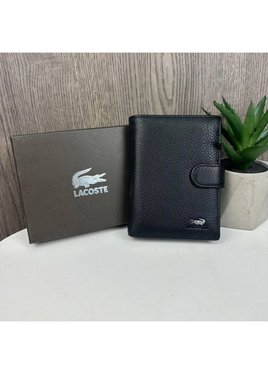 Кожаный мужской кошелек клатч портмоне Lacoste люкс качество стиль Лакоста MDR No Brand (385866806)