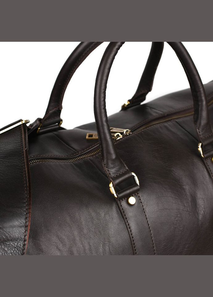 Велика шкіряна дорожня сумка 61 см GC-9551-4lx коричнева Наппа TARWA (300579265)