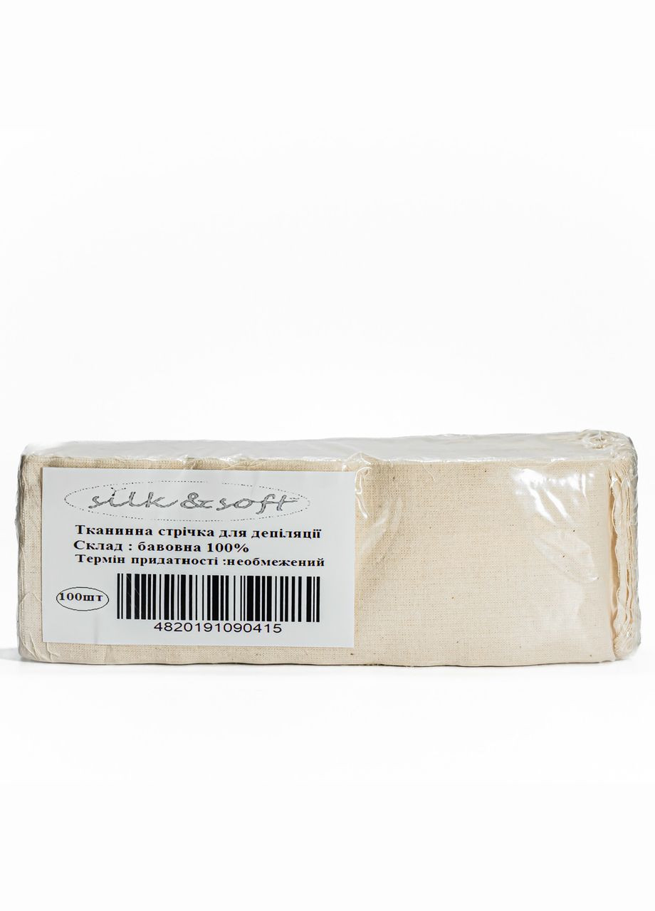 Ленты для депиляции тканевые 100 шт Silk & Soft (367985540)