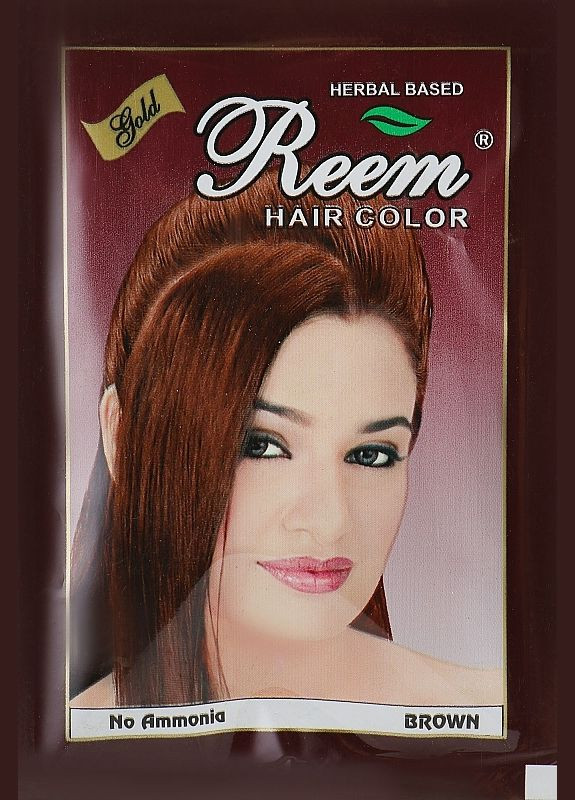 Аюрведична індійська фарба для волосся, коричнева Herbal Reem Gold 6x10g (2-933304) Triuga (371731772)