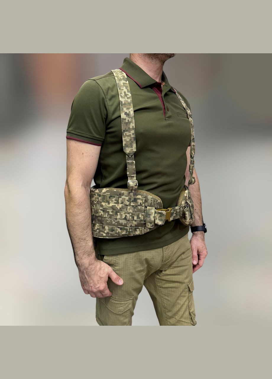 РПС (Україна) під балістичний захист, розмір L (108-150 см),, з системою Моллі, Піксель, жилет розвантажувальний, варбелт WinTac (338625069)