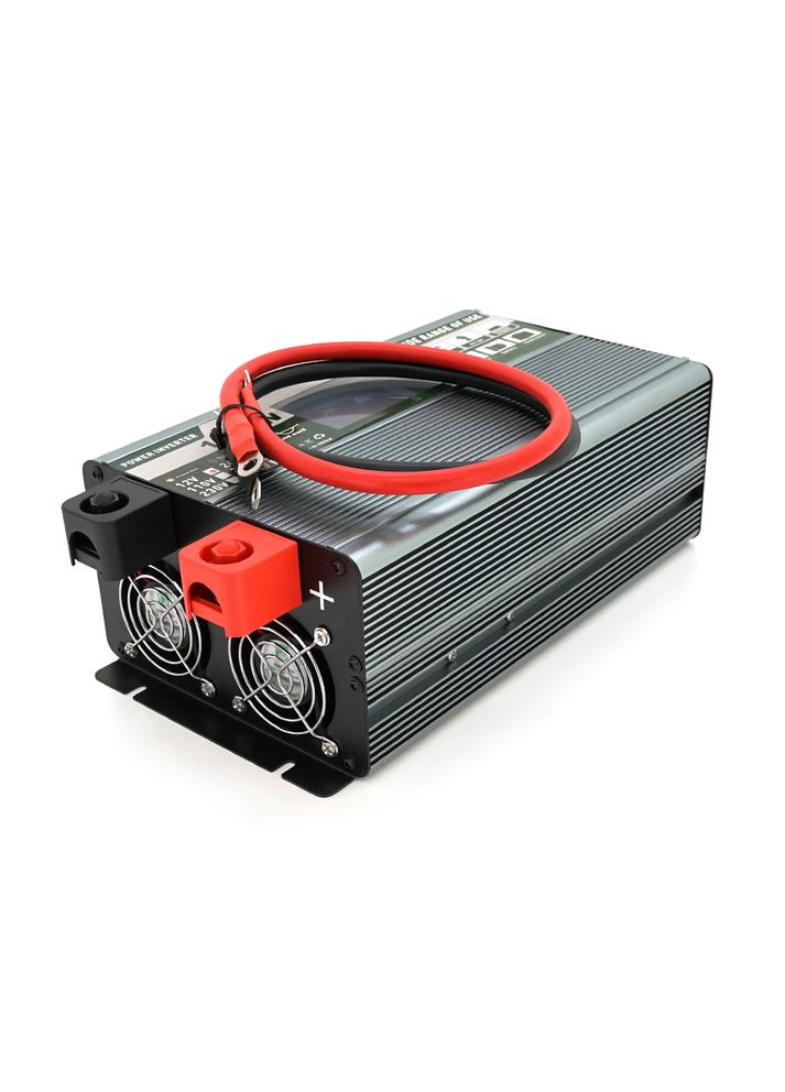 Інвертор напруги DMDPSW-1000W, 12V/220V, 1000W з правильною синусоїдою, 2 універсальні розетки, 2 USB, Rj 45, клемні дроти, Q6 Demuda (314834249)