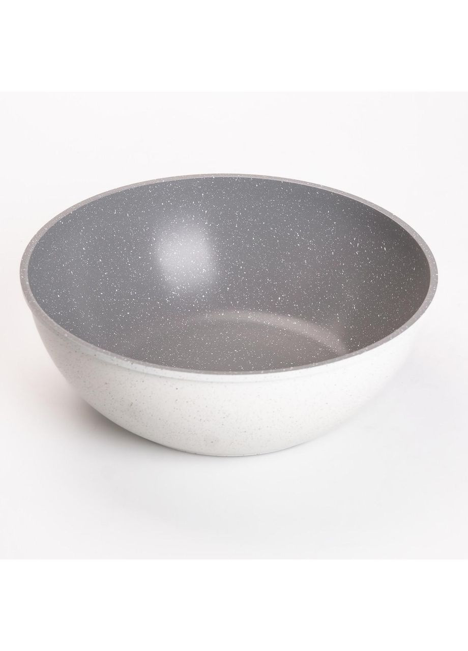 Набір алюмінієвого посуду з антипригарним покриттям 11 предметів білий HP-4-405 MGC (368767263)