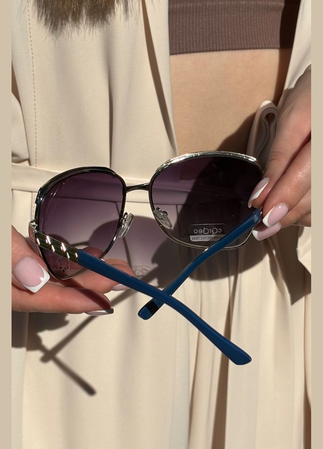 Очки женские синего цвета Let's Shop (299147368)