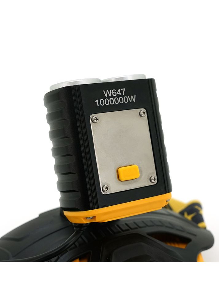 Налобний ліхтарик HPH-W647, 5W, 2*P50, 4 режими, корпус-пластик, водостійкий, ip44, живлення 2*18650, USB кабель, 6400K, BOX Bailong (316531570)