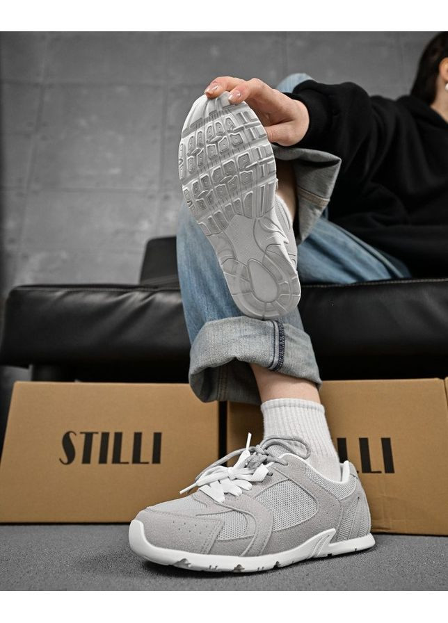 Женские кроссовки miuu leral black grey No Brand серые демисезоны (346392794)