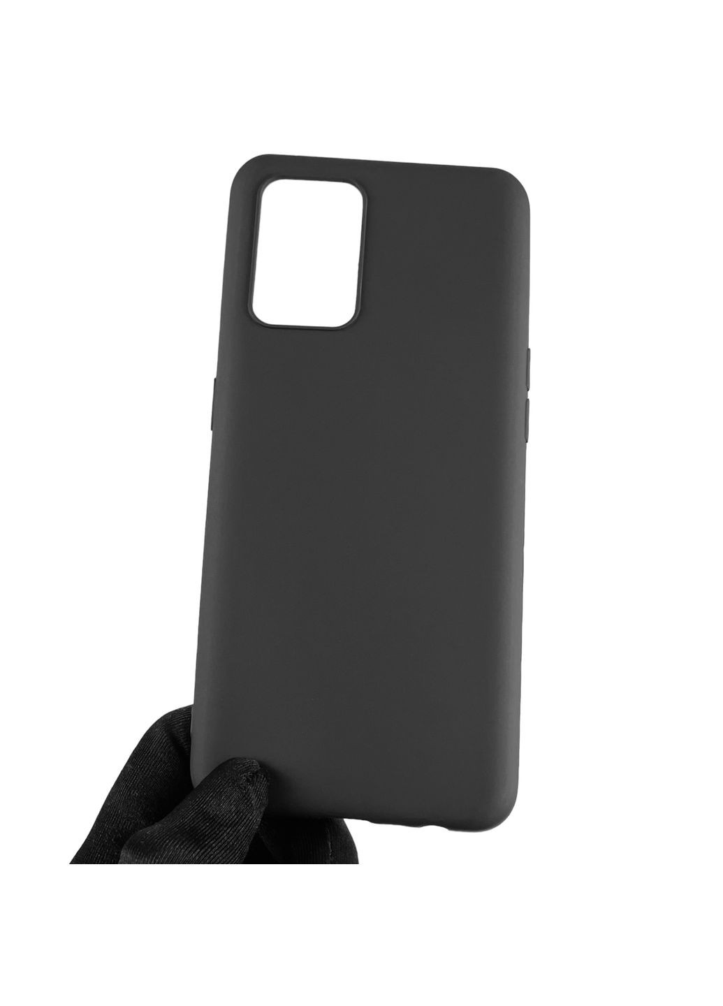Чехол для A74 4G однотонный матовый силиконовый на оппо а74 4г чёрный Oppo (366021267)