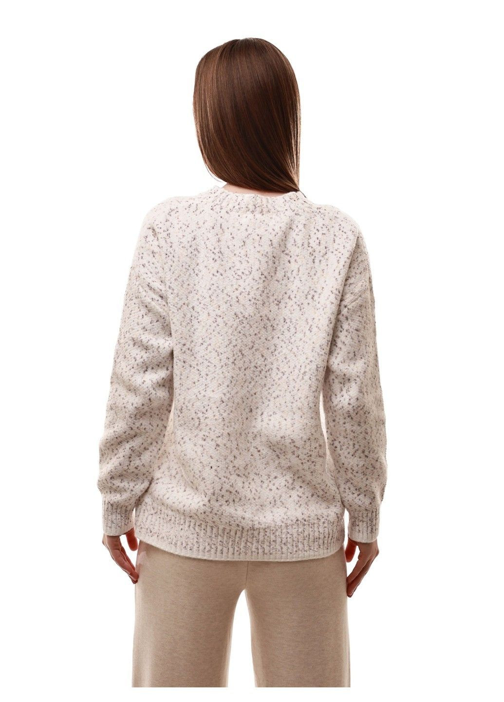 Молочный свитер женский M@C