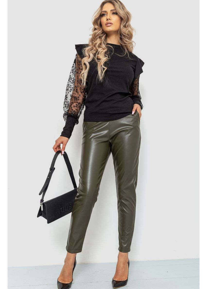 Лосины женские с экокожи,, 214R2031 Ager (315133495)