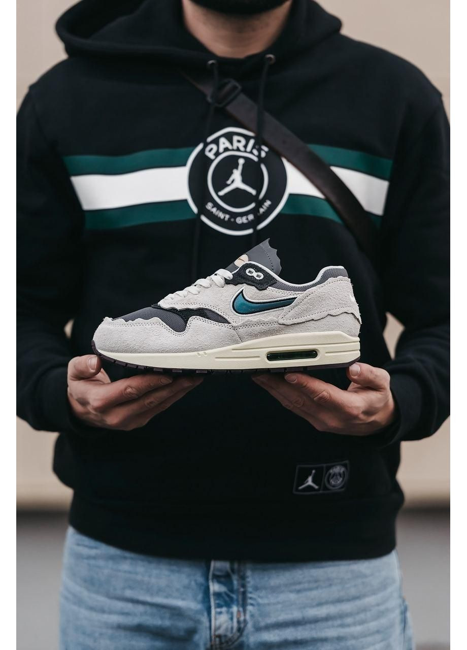 Бежевые демисезонные кроссовки мужские nike air max 1 protection pack найк аир макс No Brand