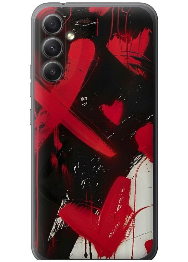 Силіконовий чохол 'XO_Love' для Endorphone Samsung Galaxy A34 A346E (285105264)