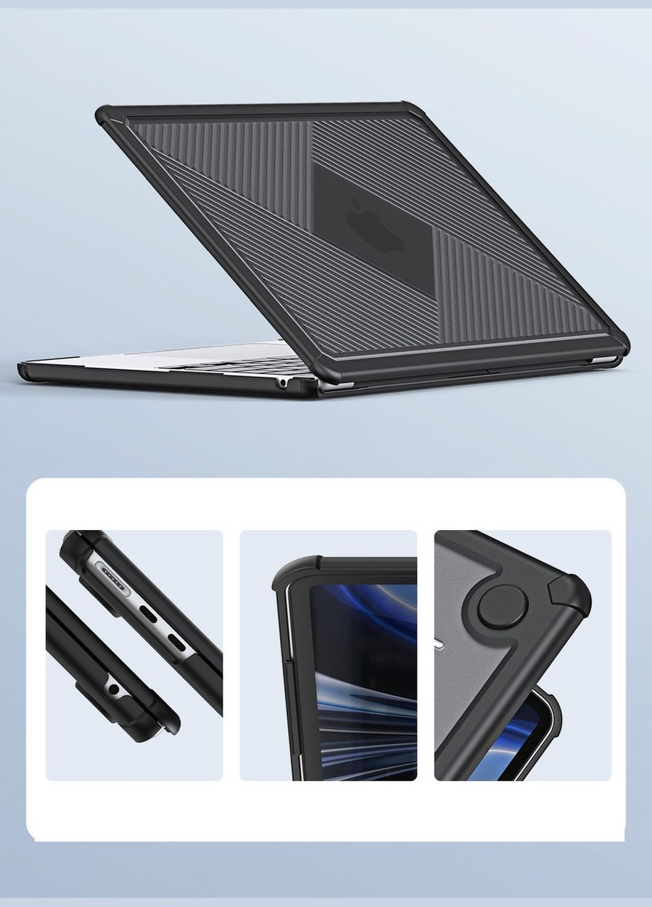 Накладка захисна протиударна полікарбонатна бампер чохол LCGH Series для Apple MacBook Air 13.3 Dux Ducis (324234466)