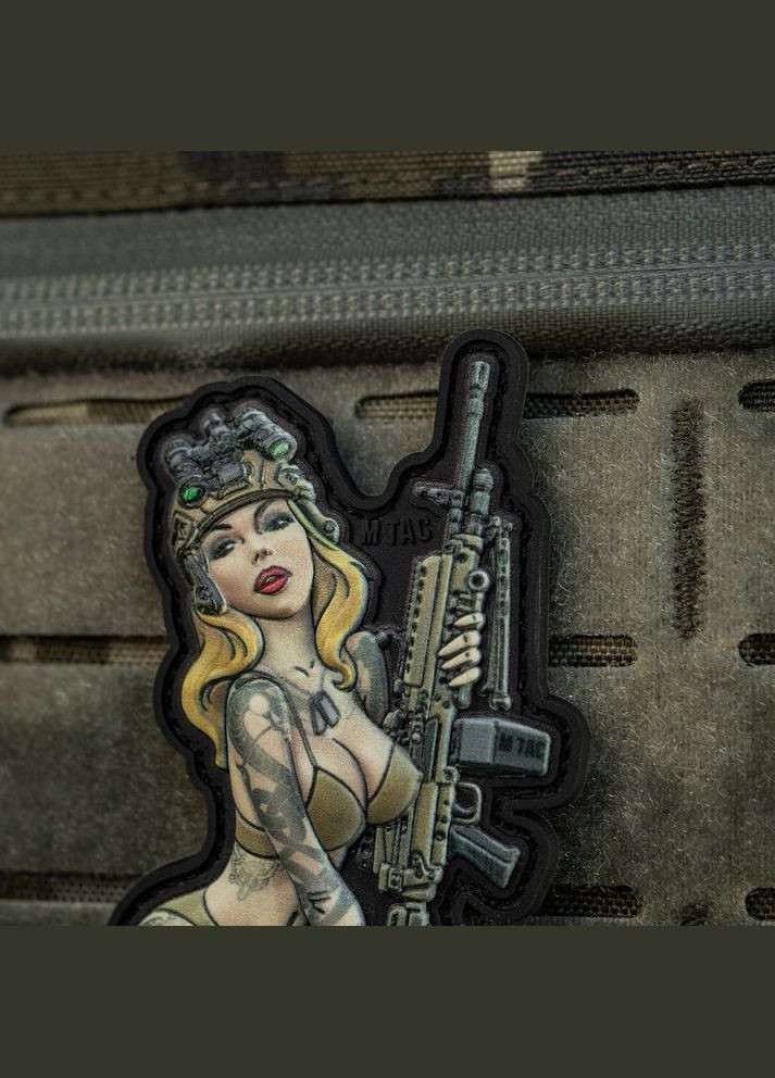 Нашивка Tactical girl №5 PVC Skandinavik M-TAC (315047177)