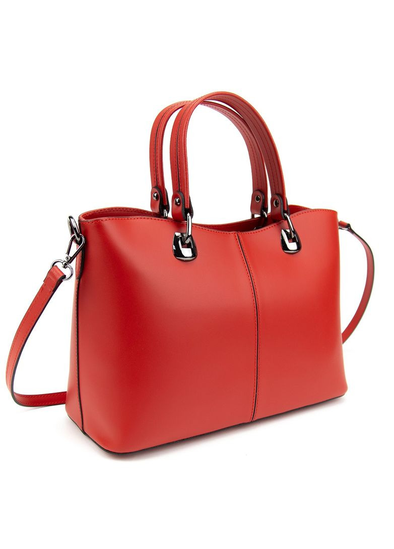 Классическая женская кожаная сумка средних размеров Italy RoyalBag F-IT-7627 (307173524)