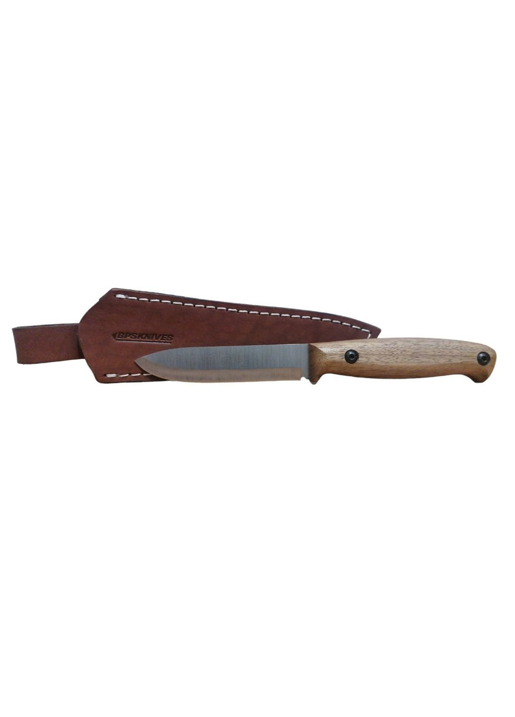 Туристический нож BS1FT SSH, нержавеющая сталь, ручка десны, чехол кожа, лезвие 90мм BPS Knives (292632306)