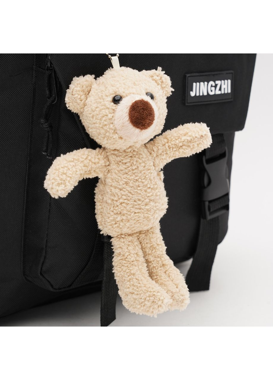 Школьный набор 4 в 1 рюкзак, сумка-шопер, сумочка, пенал 1274-1 Black No Brand (365876338)