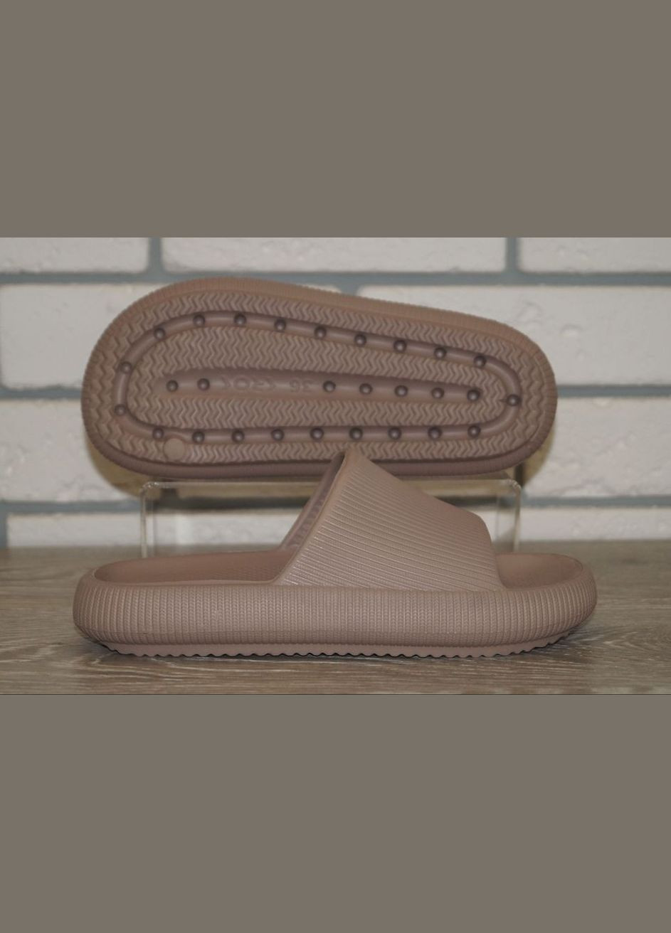 Шльопанці жіночі коричневі Krok (319315030)