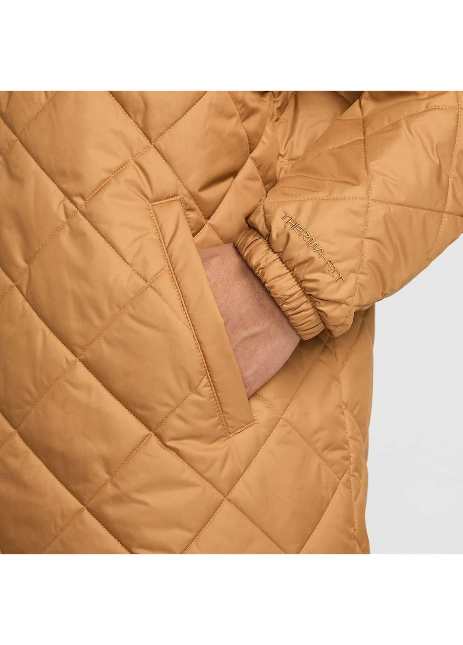 Оранжевая куртка club lightweight quilted therma-fit insulated orange fz0634-224 Nike