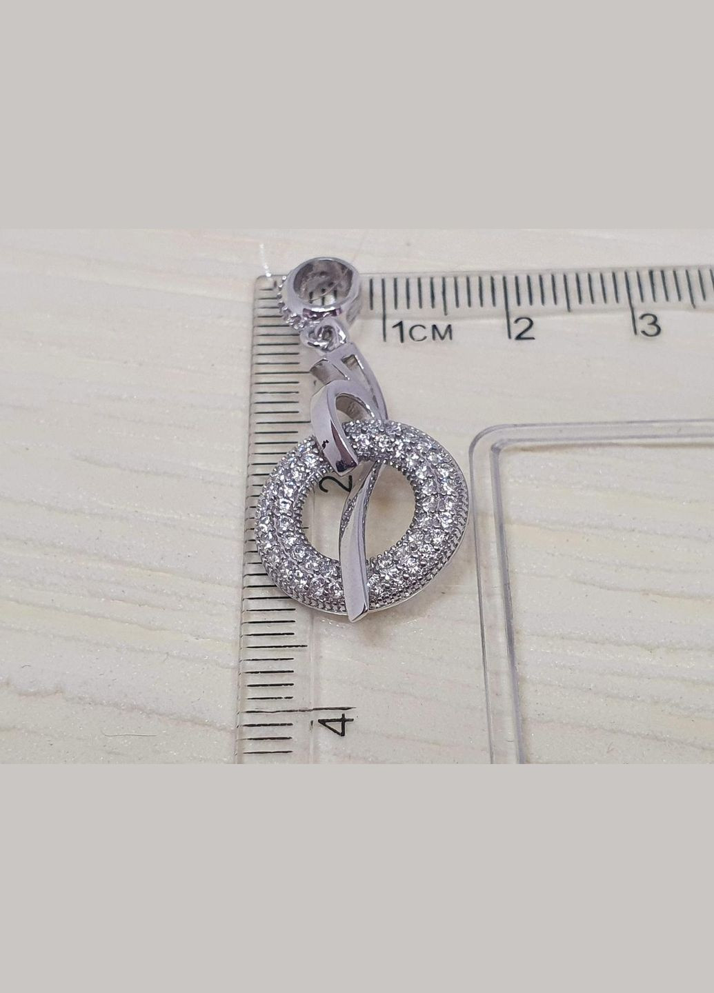 Срібна підвіска з фіанітами. 4348.1С Dear (299913538)
