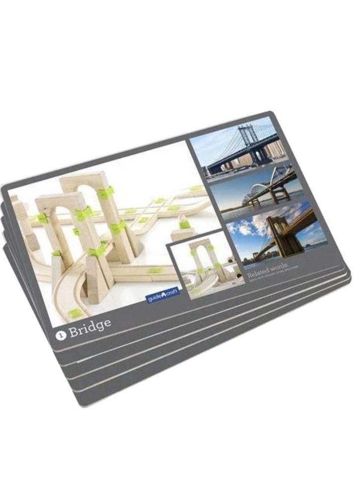 Дерев'яна дорога Block Science Мости світу 55 деталей (G2100R) Guidecraft (323104154)