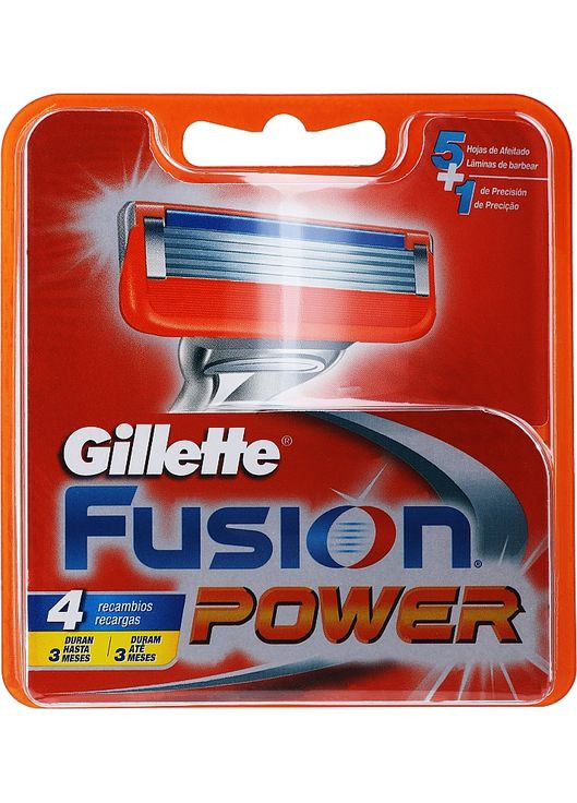 Змінні касети для гоління, 4 шт. Fusion Power 4шт (798737-34694) Gillette (368641150)