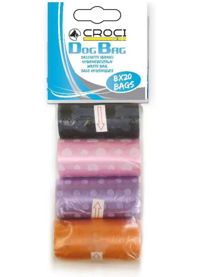 Пакети для збирання фекалій собак Gill's 8 рул.х20 пак. (8023222153073) Croci (318697552)