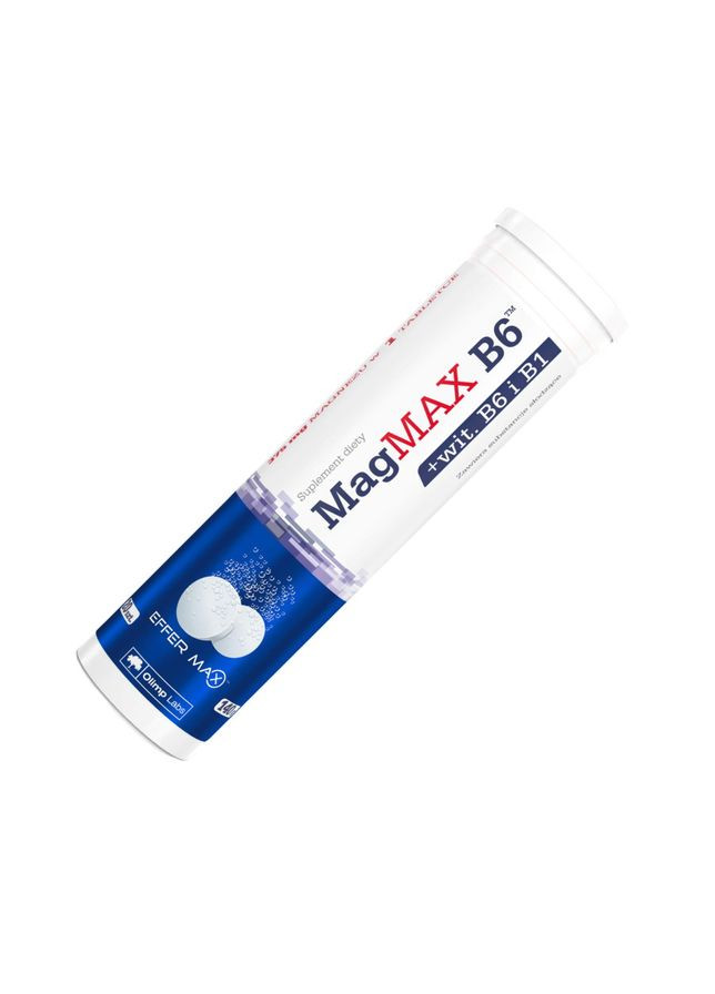 Витамины и минералы Mag MAX B6, 20 шипучих таблеток Olimp (322209025)