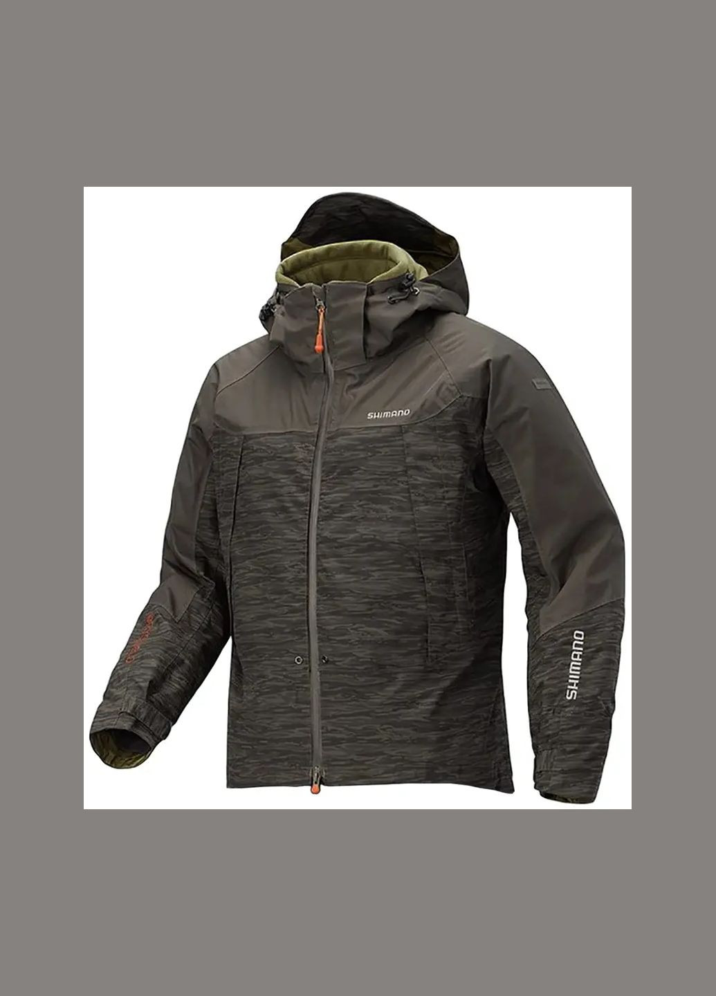 Коричнева демісезонна куртка ds advance warm jacket ripple brown Shimano