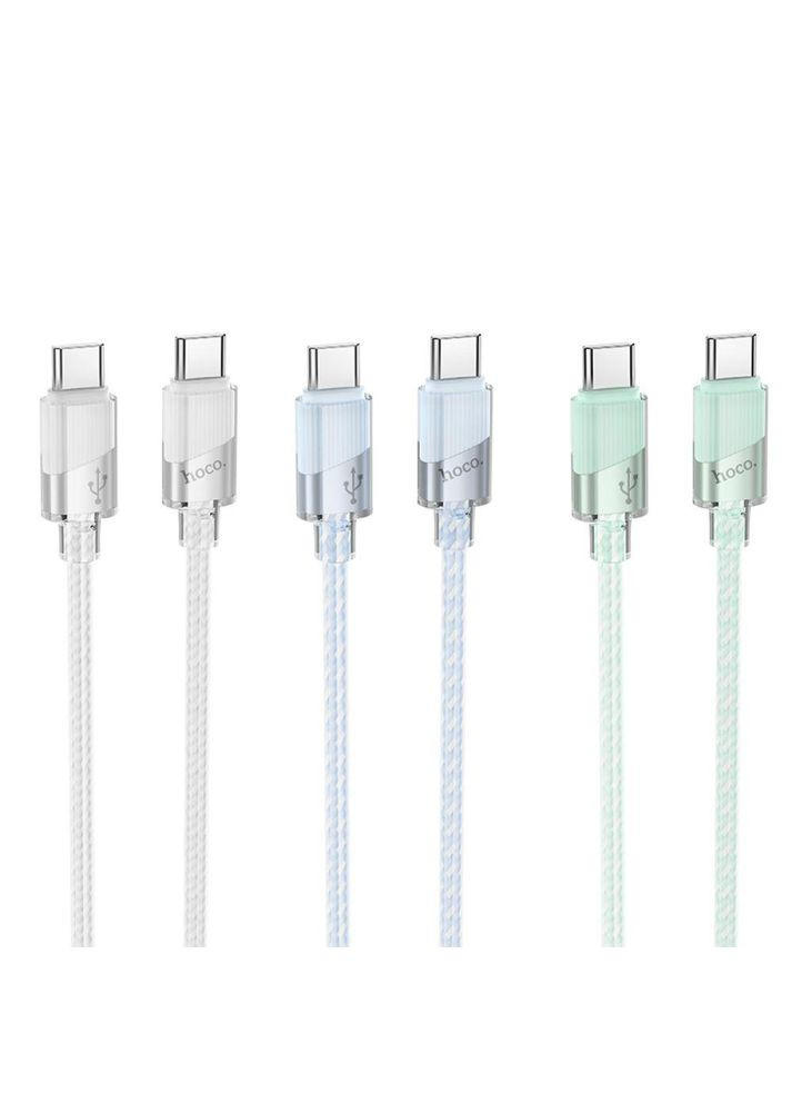 Кабель USB Type-C до USB Type-C / Провід шнур юсб тайп сі на юсб тайп сі для швидкої зарядки та передачі даних 1,2м Hoco (338607455)