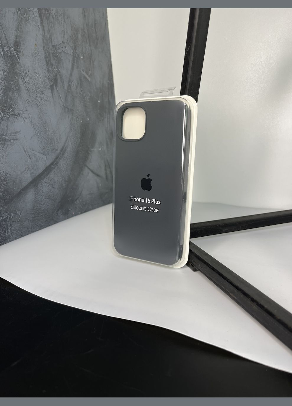 Чохол на iPhone 15 відкрита камера, закритий низ silicone case на apple айфон Brand iphone15plus (294092115)