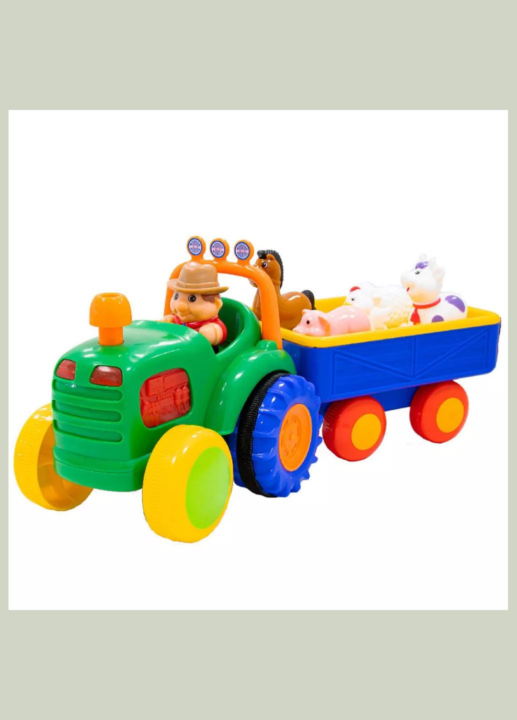 Игровой набор Трактор с трейлером (063180) KIDDI SMART (326806179)