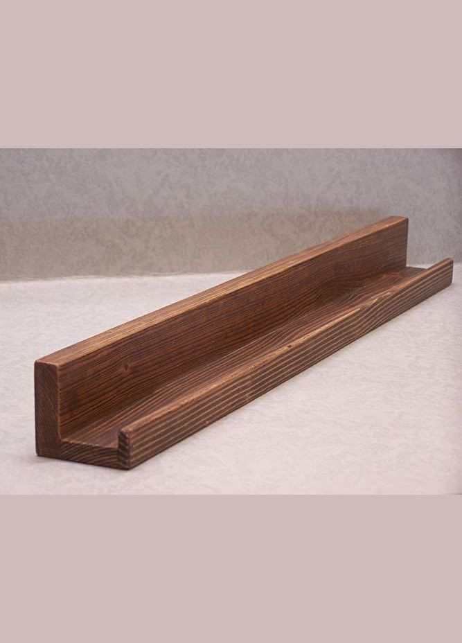 Настінна полиця з дерева Балоро 120 капучино (НСП-0024209) No Brand (328079144)