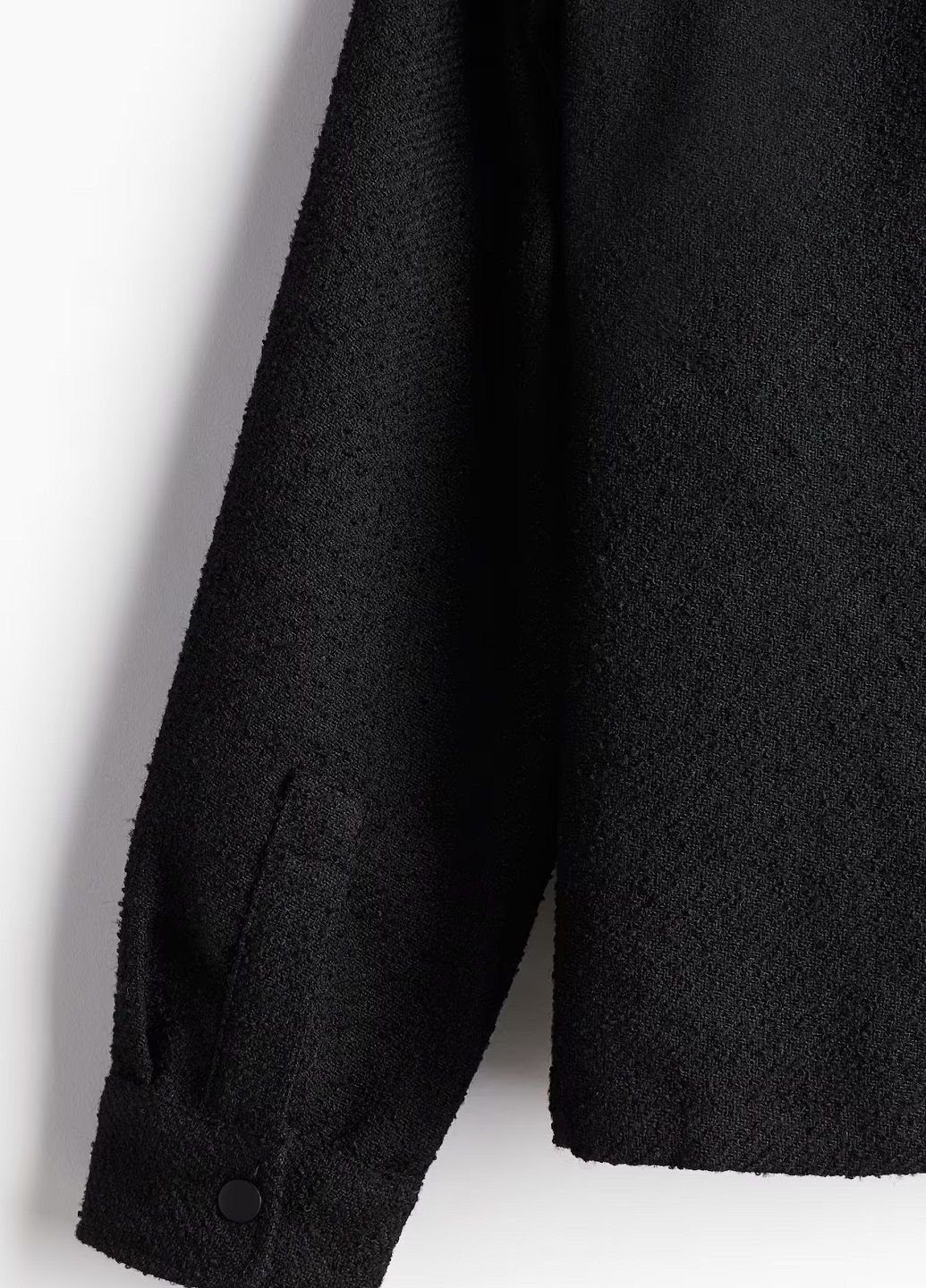 Черная демисезонная куртка H&M